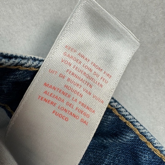 Nasty Gal Rolled Cuff Straight Leg Jeans Womens Size 6 High Rise Medium Wash - Picture 8 of 16